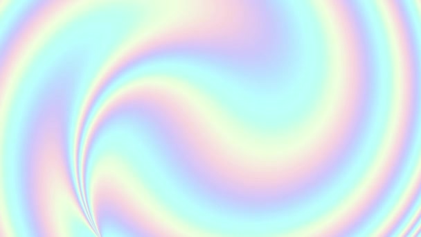 Abstrakte Holographische Gradienten Regenbogenanimation Bewegungsgrafik Trendy Lebendige Textur Modetextil Neonfarbe — Stockvideo