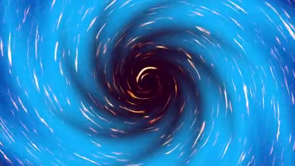 Spinning Sans Fin Futuriste Ondulé Spirale Des Images Boucle Sans — Video