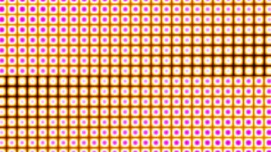 Döngü oynatmak için 4k soyut geometrik arkaplan. Soyut küçük noktalar yarım ton arkaplan