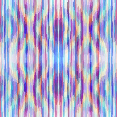 Bulanık dalgalı ve pürüzsüz desen. Kova etkisi, kıyı şeridi duvar kağıdı arka planı için boho moda kumaşı. Bulanık eğimli döşeme kumaşlı şerit.