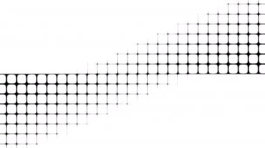 Döngü oynatmak için 4k soyut geometrik arkaplan. Soyut küçük noktalar yarım ton arkaplan