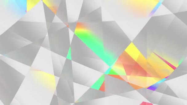 Fond Abstrait Corporatif Léger Formes Géométriques Gradient Animé Boucle Images — Video