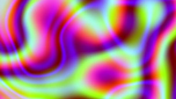 Wazig Pastel Roze Neon Paars Gradiënt Dynamische Abstracte Achtergrond Hypnotische — Stockvideo