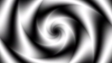 Devamlı dönen fütüristik dalgalı spiral 4k. Kusursuz döngü görüntüsü. Soyut sarmal.