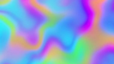 Renkli Kusursuz Sıvı Sanat Soyut Arkaplan. Animasyon. 4k döngü görüntüsü