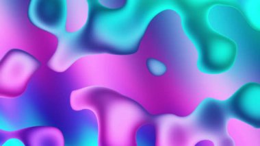 Soyut renkli dalgalı arka plan. 4k döngü görüntüsü