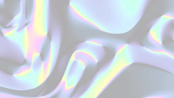 Kleurrijke Naadloze Vloeibare Kunst Abstracte Achtergrond Animatie Looping Beeldmateriaal — Stockvideo