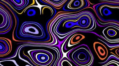 Soyut renkli dalgalı arka plan. 4k döngü görüntüsü