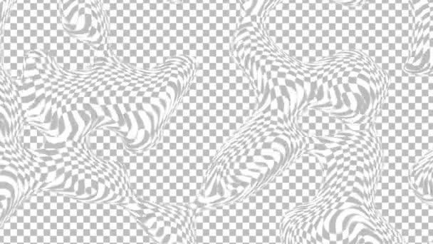 Abstraktes Waving Grau Photoshop Hintergrund Formen Looping Animation — Stockvideo