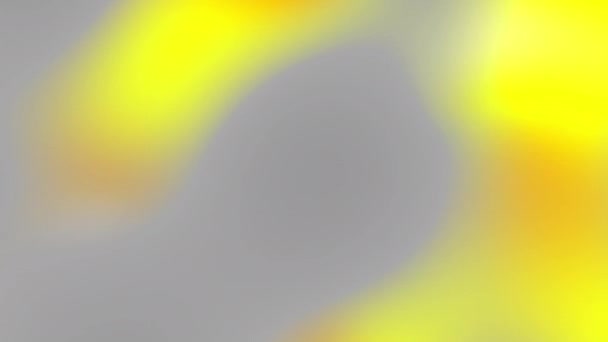 Abstract Focused Yellow Bokeh Light Leak Gradient Background Loop Overlay — Vídeo de Stock