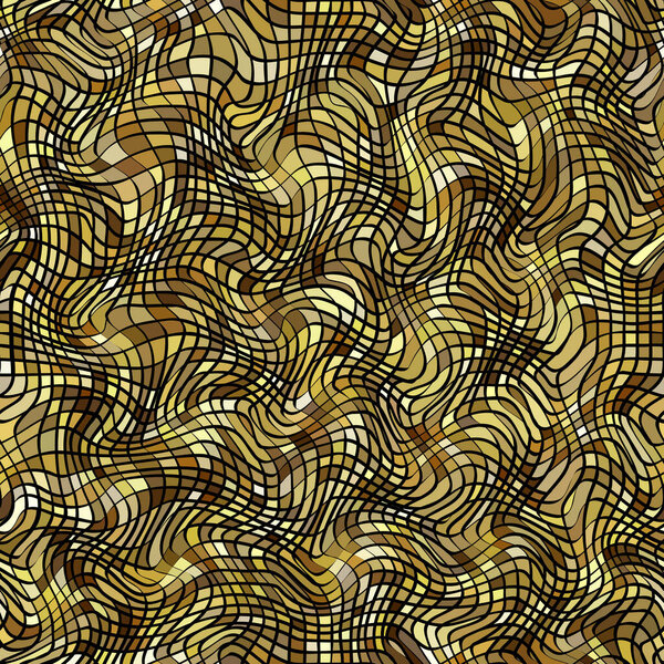 Seamless gold sequins texture isolated on gold background. Sparkle golden confetti decoration design.