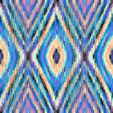 Soyut, dikişsiz fayanssız desen. Grunge soyut grunge vintage deseni. Kabile usulü. Vektör resmi.