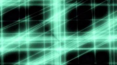 Teknoloji yeşil dalga arka plan kavramı. Güzel hareket basitçe neon çizgiler. Siber ya da teknoloji geçmişi.
