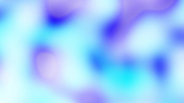 Abstract Focused Blue Bokeh Light Leak Gradient Background Loop Overlay — Vídeo de Stock