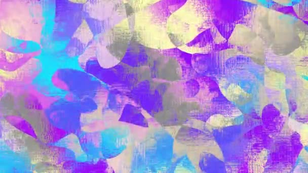 色彩斑斓的无缝流体艺术背景 4K环路镜头 — 图库视频影像