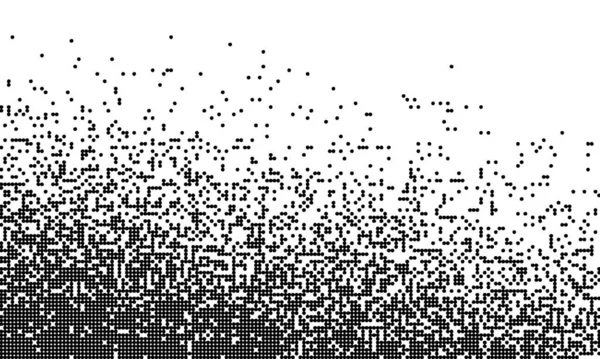 Black White Background Black White Dissolve Grunge Effect Vector Illustration Stock Illustration