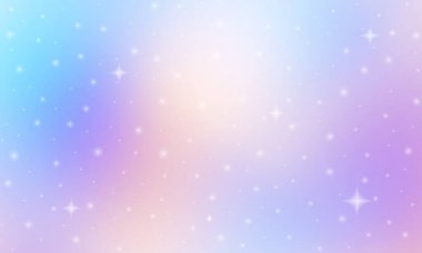 Işıltılı degrade arka plan hologram efekti ve sihirli ışıklar. Holografik soyut fantezi zemin peri parıldıyor ile altın yıldız ve şenlikli bulanıklaştırır