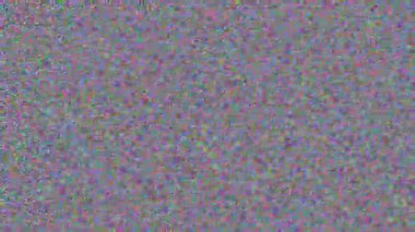 Eski Retro TV - Kötü sinyal yüzünden parazit televizyon sesi. Döngü canlandırması