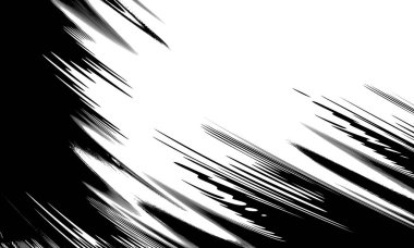 Beyaz arka planda siyah. Siyah ve beyaz grunge etkisini eritiyor. Vektör İllüstrasyonu