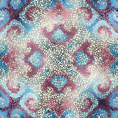 Sorunsuz arka plan deseni. Düzensiz dekoratif geometrik Mozaik Resim döşeme deseni düzensiz kırık parçalar.