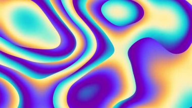 Renkli Kusursuz Sıvı Sanat Soyut Arkaplan. Animasyon. Döngü canlandırması