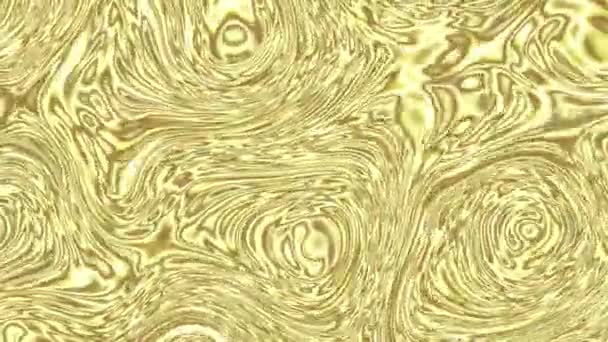 Liquid Gold Abstract Background Flowing Golden Abstract Backdrop Beautiful Metallic — Stock Video