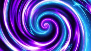 Sonsuz soyut spiral. Kusursuz döngü görüntüsü 4K. Soyut döngü arkaplanı