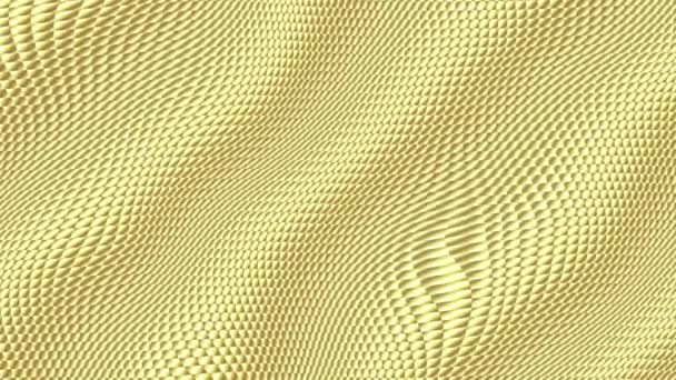 Liquid Gold Abstract Background Flowing Golden Abstract Backdrop Beautiful Metallic — Stock Video