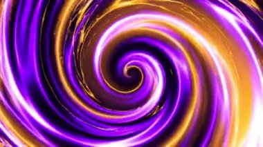 Sonsuz soyut spiral. Kusursuz döngü görüntüsü 4K. Soyut döngü arkaplanı