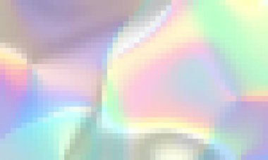 Trippy psychedelic renkli neon geometrik şekiller soyut arkaplan, pikselli vektör deseni