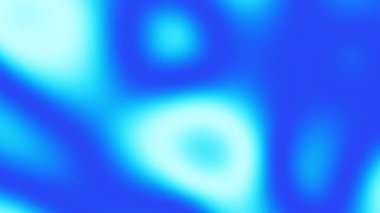 4K soyut Mavi Bokeh Işık Sızıntısı gradyan döngüsü projenizde üst üste binmek için. Görüntü döngüsü