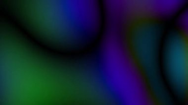 4K soyut Mavi Bokeh Işık Sızıntısı gradyan döngüsü projenizde üst üste binmek için. Görüntü döngüsü