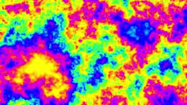 Renkli Kusursuz Sıvı Sanat Soyut Arkaplan. Animasyon. 4k döngü görüntüsü