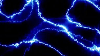 mavi enerji ışık dizeleri veya fişekleri ve arka aydınlatma ile arka plan dalgalar. Gelecek modern veri bilgi akan, teknoloji tanıtım, organik biyoloji animasyon olarak kullanılabilir. 3D render 4k video