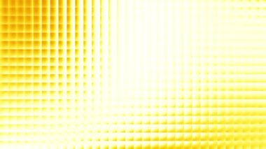 Animasyon mozaik gradyanı, kusursuz döngü arkaplanı. Açık sarı mozaik