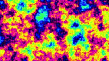 Renkli Kusursuz Sıvı Sanat Soyut Arkaplan. Animasyon. 4k döngü görüntüsü