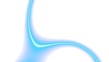 Şeffaf gradyan arkaplan ile enerji hatları. Şeffaf png arka plan üzerinde zarif gökkuşağı renkleri dalgalı çizgi