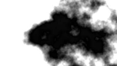 Siyah duman, şeffaf arkaplanı izole etti. Metin ya da uzay için sis ve sis etkisi. Şeffaf arkaplan