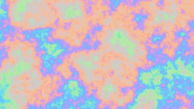 Holografik modern soyut döngülü animasyon. Açık renkli neon pastel renklerle kusursuz bir arkaplan. 4k döngü