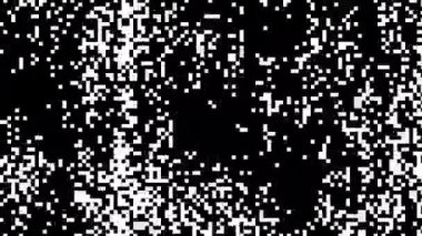 Dijital mozaik teknoloji geçmişi. Soyut hareket eden ışık. Piksel noktalar hareket halinde. Dijital döngü canlandırılmış arkaplan