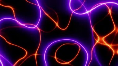 mavi enerji ışık dizeleri veya fişekleri ve arka aydınlatma ile arka plan dalgalar. Gelecek modern veri bilgi akan, teknoloji tanıtım, organik biyoloji animasyon olarak kullanılabilir. 3D render 4k video