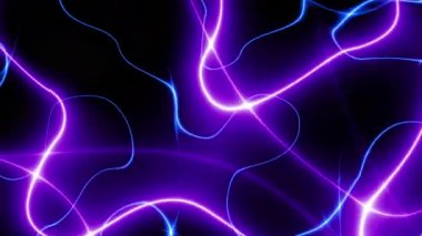 mavi enerji ışık dizeleri veya fişekleri ve arka aydınlatma ile arka plan dalgalar. Gelecek modern veri bilgi akan, teknoloji tanıtım, organik biyoloji animasyon olarak kullanılabilir. 3D render 4k video