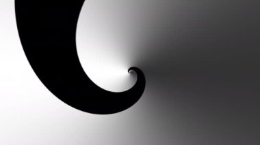 Klasik siyah-beyaz dönen spiral animasyon, hipnotizmada kullanılanlar gibi..