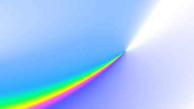 Gökkuşağı spektrumu şeffaflıkla örtüşüyor