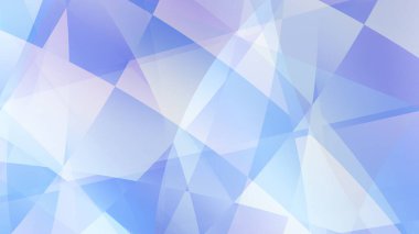 Yumuşak mavi pastel tonları ve hassas ses tonlarıyla ruhani bir geometrik arkaplan