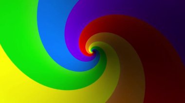 Sonsuz soyut spiral. Kusursuz döngü görüntüsü 4K. Soyut döngü arkaplanı