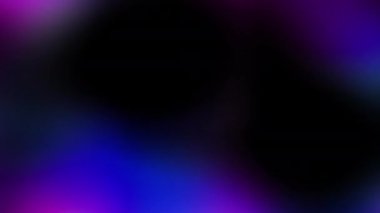 Karanlıkta hareket eden çok renkli değişkenler ile soyut giydirme arkaplanı döngüsü