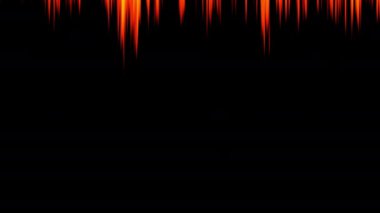 Siyah boş arkaplanda soyut grunge kırmızı gradyanı tasvir eden animasyon. 4K UHD görüntüsü.