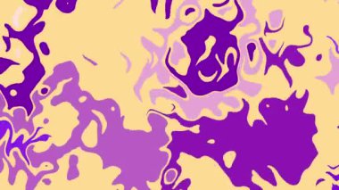 Çalkantılı Dönen Turuncu - Mor Soyut Arkaplan Animasyonu