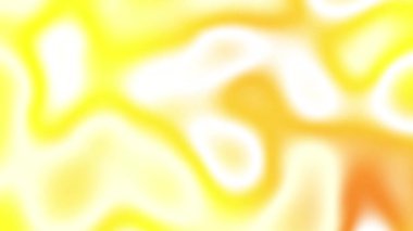 Soyut Parlak Sıvı Arkaplan: Pürüzsüz Gradyanlı Akıcı Sarı ve Turuncu Plazma Dokusu - Fraktal Akış: Canlı Soyut Işık Dalgaları